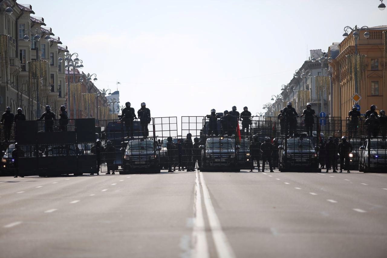 Opposition demonstration to protest against presidential election results in Minsk