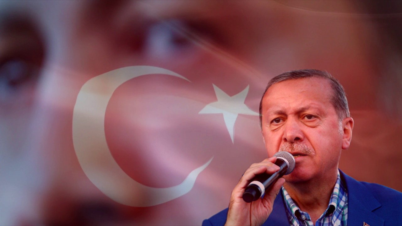 Cumhurbaşkanı Erdoğan Istiklal Marşı