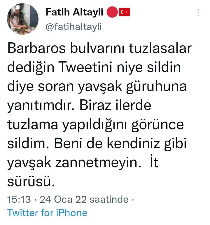 Fatih Altayli Yavsak