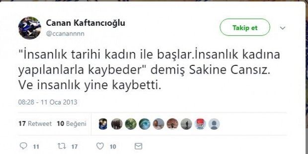 Canan Kaftancioglu Sakine Cansiz