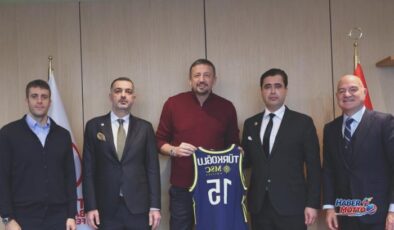 Fenerbahçe’den TBF Başkanı Hidayet Türkoğlu’na Ziyaret