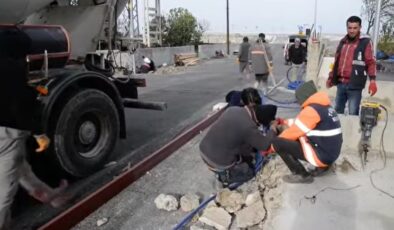 Türkeli’de Kaldırım Çalışmaları Başladı